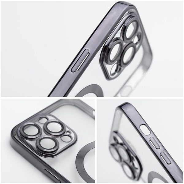 ELECTRO MAG COVER case compatible with MagSafe for IPHONE 17 black
