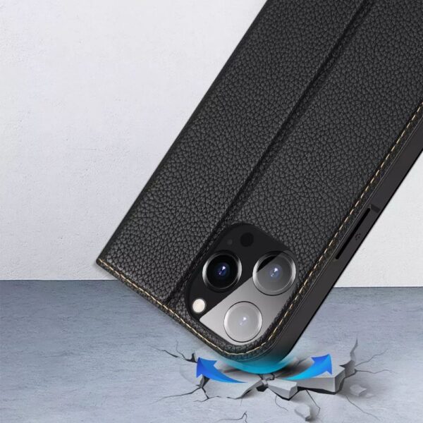 DUX DUCIS wallet case SKIN X2 for IPHONE 14 Pro Max black