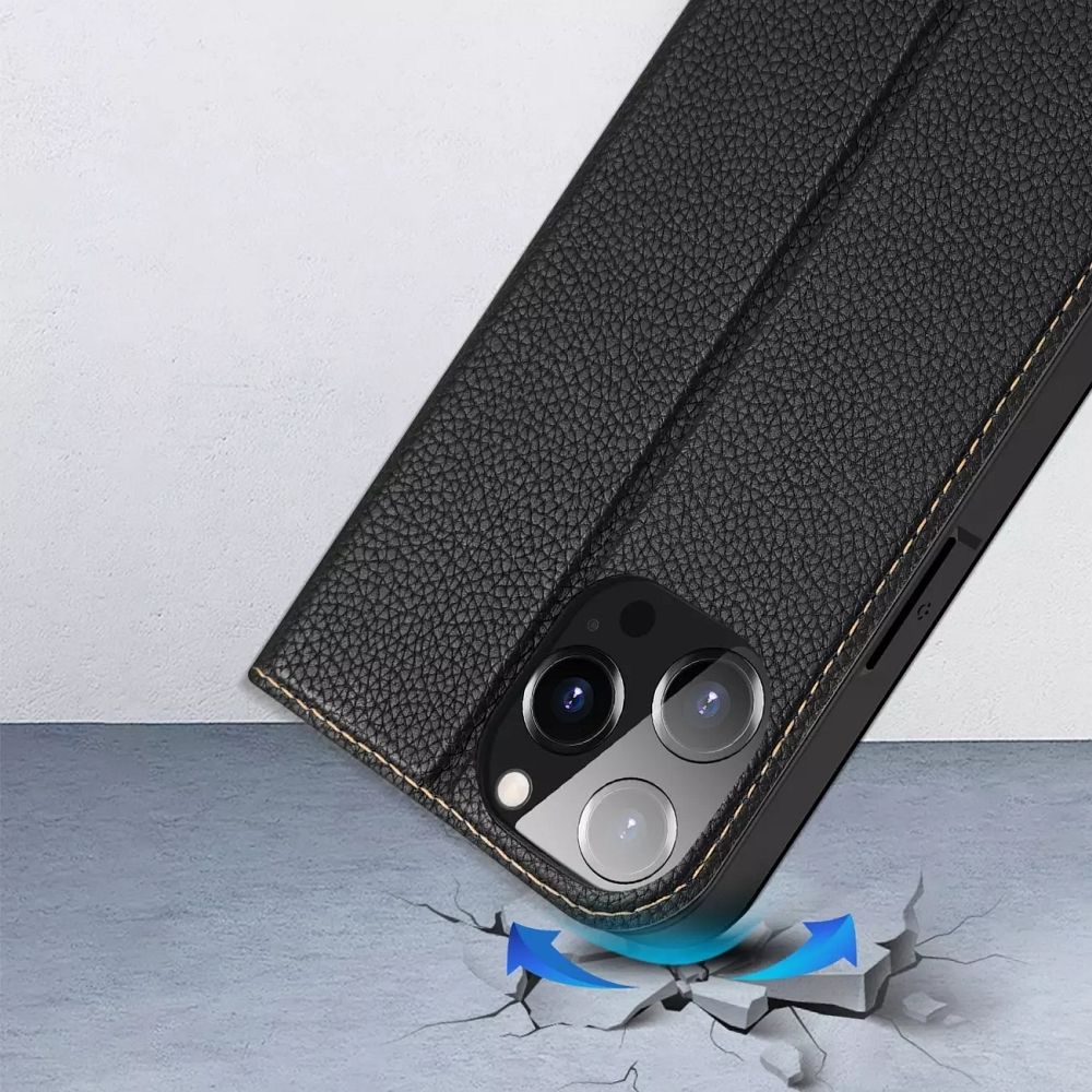 DUX DUCIS wallet case SKIN X2 for IPHONE 14 Pro Max black