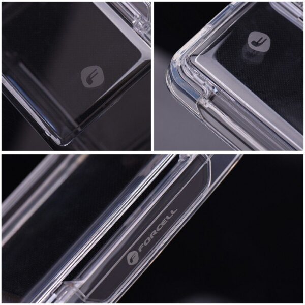 FORCELL F-PROTECT Crystal Pocket Case for SAMSUNG S24 transparent