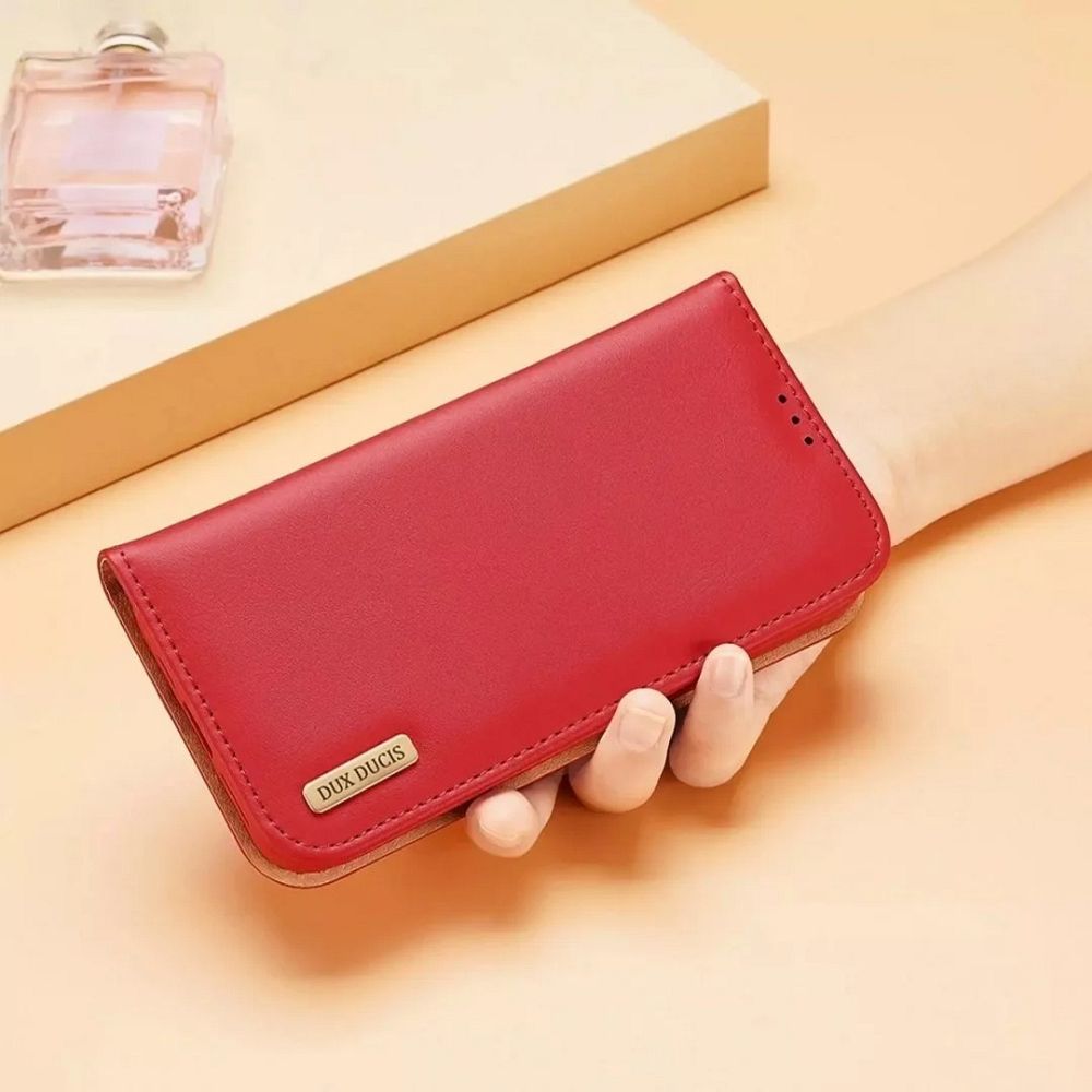 DUX DUCIS wallet case HIVO for IPHONE 15 Pro red
