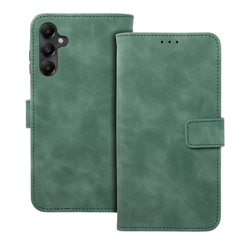 fff4dfa559fbb7bbcd4f333e58f32849 TENDER Book Case for SAMSUNG A15 4G / A15 5G green