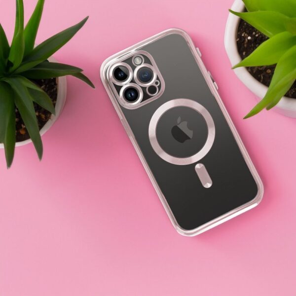ELECTRO MAG COVER case compatible with MagSafe for SAMSUNG A07 rose gold