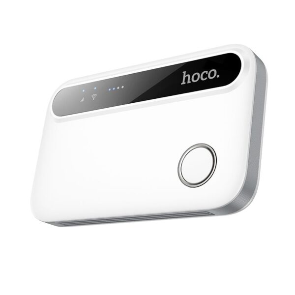 Portable wireless router Hoco WiFi HI41 white