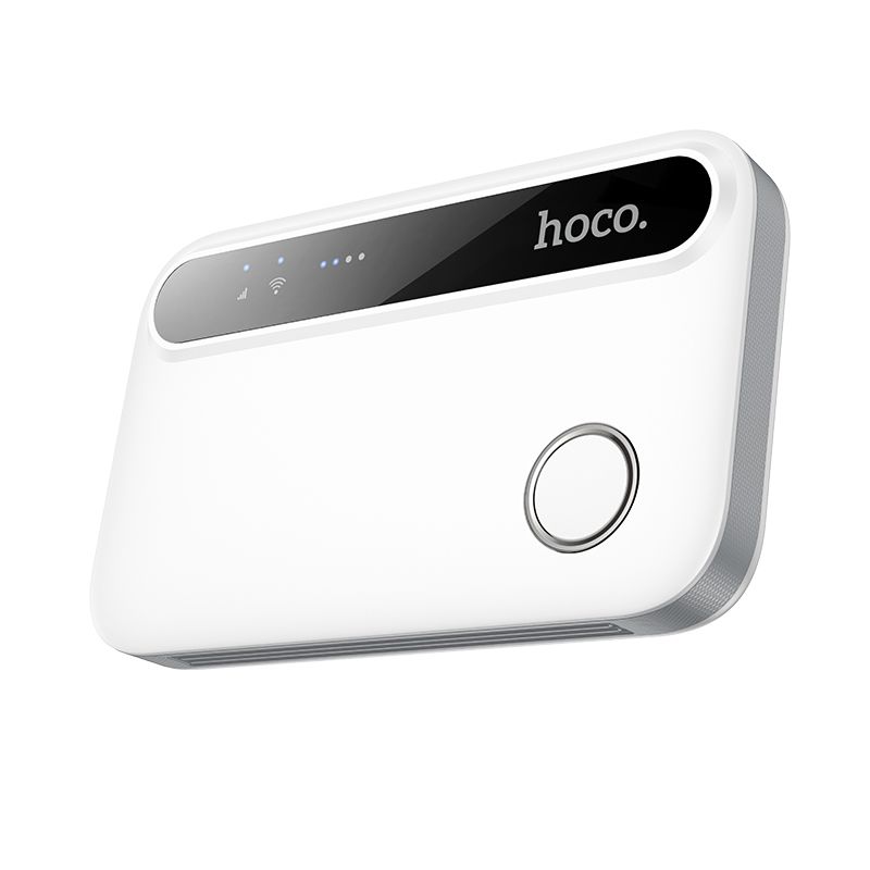 Portable wireless router Hoco WiFi HI41 white