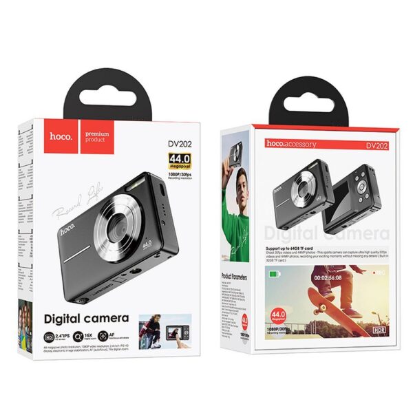 Digital camera Hoco 5MP 2,8" Full HD DV202 black