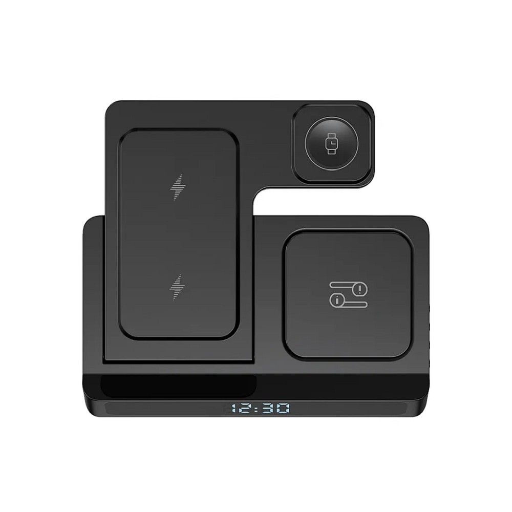 WiWU - Wireless Charger with alarm clock Wi-C006 Power Air 5in1