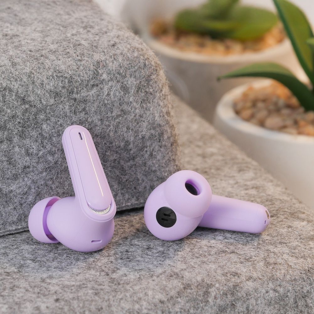 053eca7332f49c24f9ed3f41c837ee0e HOCO wireless earphones bluetooth TWS EQ23 purple