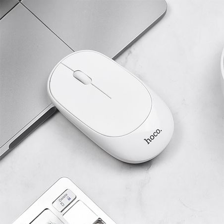 Wireless mouse Hoco 2,4G DI04 white