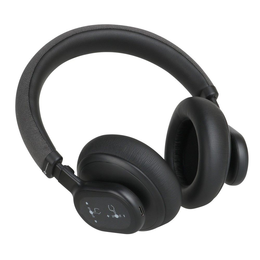 062183a575f4659ac75777e90d2eddfa FORCELL F-AUDIO Touch Beat wireless headphones bluetooth ANC black