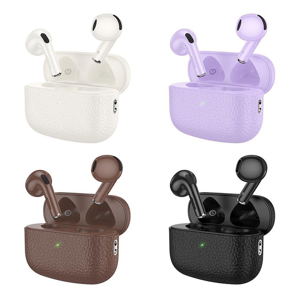 0648bc83152e4ad9c70b08c428298936 HOCO wireless earphones bluetooth TWS EQ15 purple