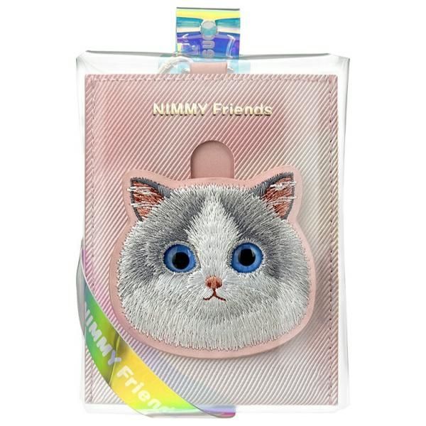 08139ceef2fb64880496c4a59a9419d6 NIMMY card wallet BIG EYED PET 2.0 Cat pink