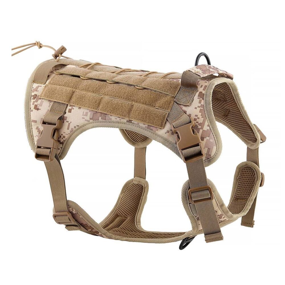 08b4e301bdd15740cd7ac460a27a918d Dog harness TACTICAL size L brown