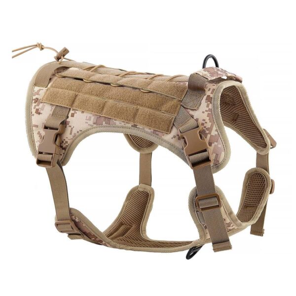 08b4e301bdd15740cd7ac460a27a918d Dog harness TACTICAL size L brown