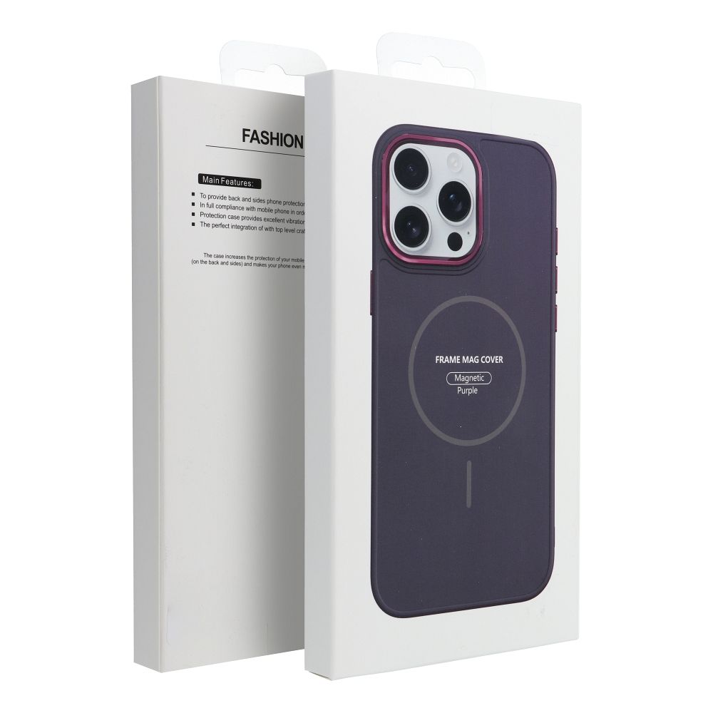 FRAME MAG COVER Case compatible with MagSafe for SAMSUNG S25 ULTRA purple