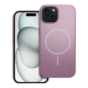 Glossy Mag Cover compatible with MagSafe for IPHONE 15 purple