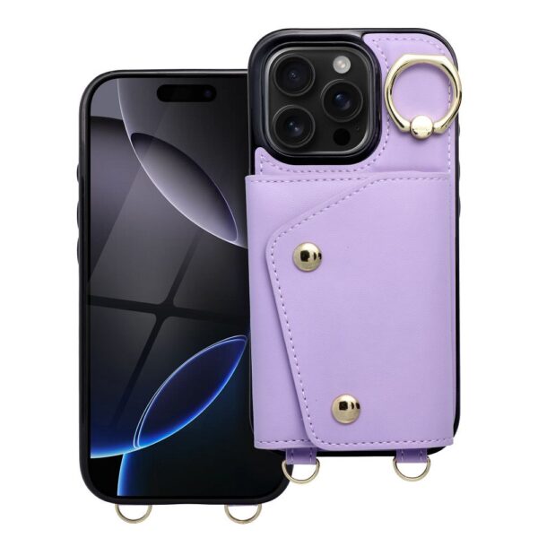 098564029bf3b5828a40c746e51fe866 Wallet Case WONDER for IPHONE 15 lilac