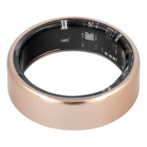 09fb124b45f1d59cc955af65d2181f94 Smart Ring R11M- smart steel ring with charging box Size 7 (17.3mm), gold