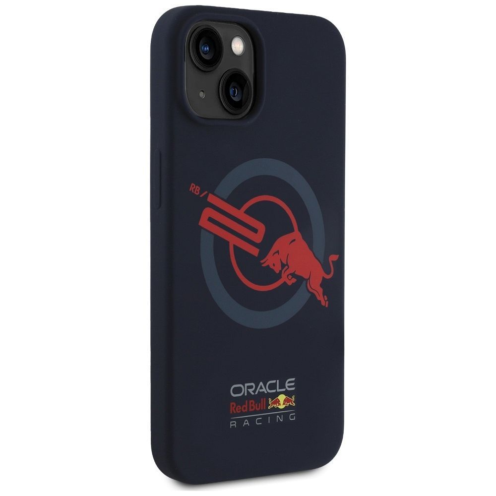 0a40eaf7122fcbd718ec5ce0dd71d0b8 RED BULL case for IPHONE 15 Pro Max compatible with MagSafe RBHMP15X24SIOLVR (Silicone ORBR20 Logo Red Lining) navy