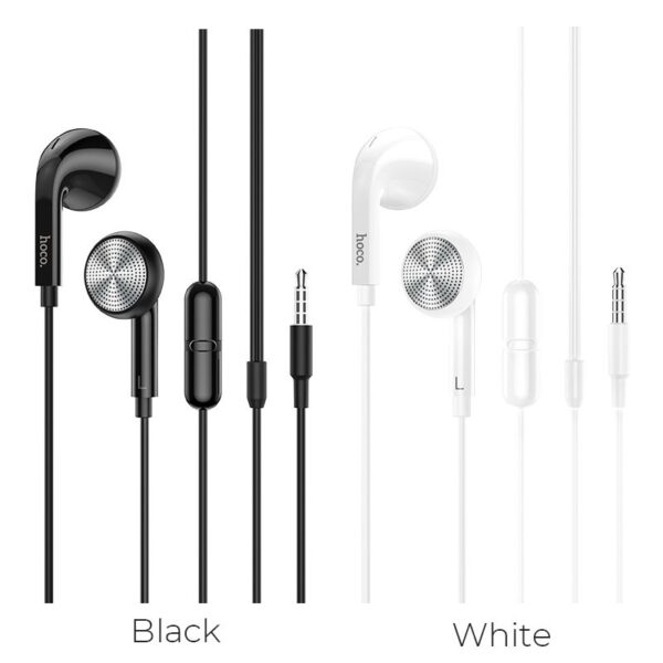 HOCO wire earphones Jack 3,5 mm with microphone M73 black