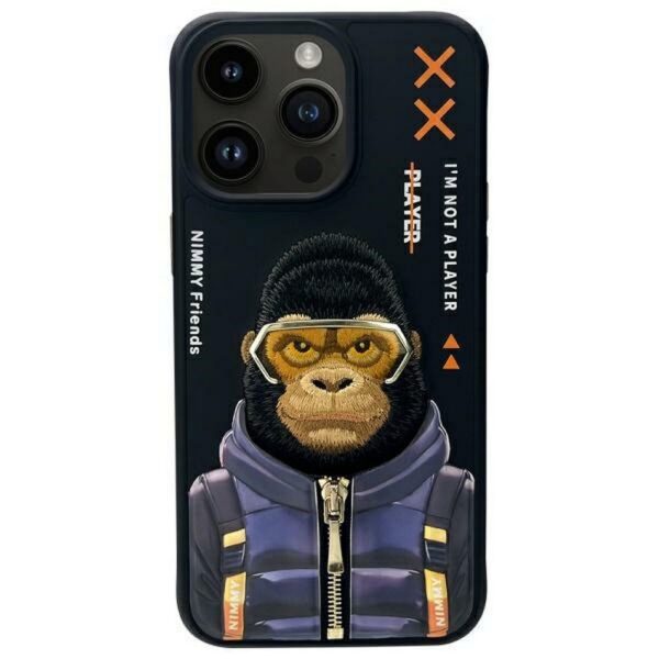 0acd8d3781d099f0ab56d6b6e45baaea NIMMY case COOL&CUTE 2.0 Monkey for IPHONE 15 Pro Max black
