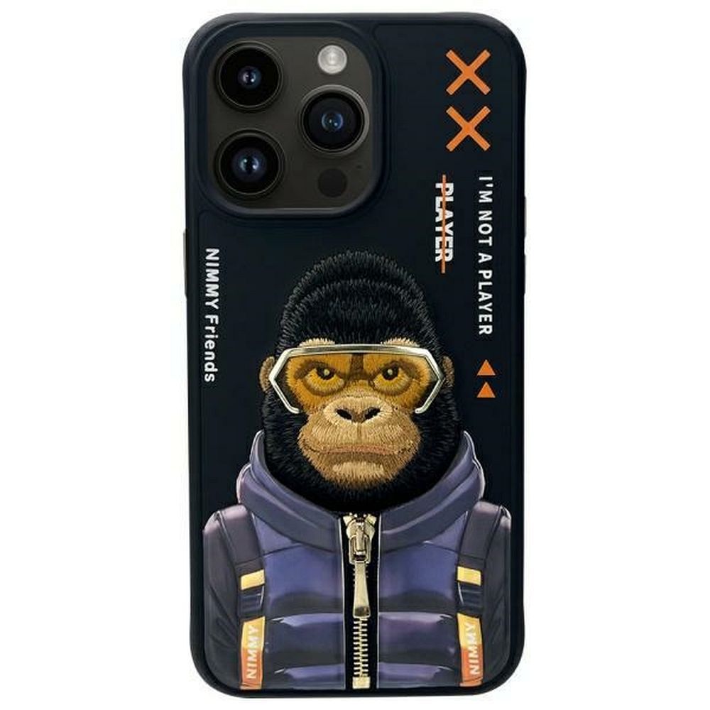 0acd8d3781d099f0ab56d6b6e45baaea NIMMY case COOL&CUTE 2.0 Monkey for IPHONE 15 Pro Max black