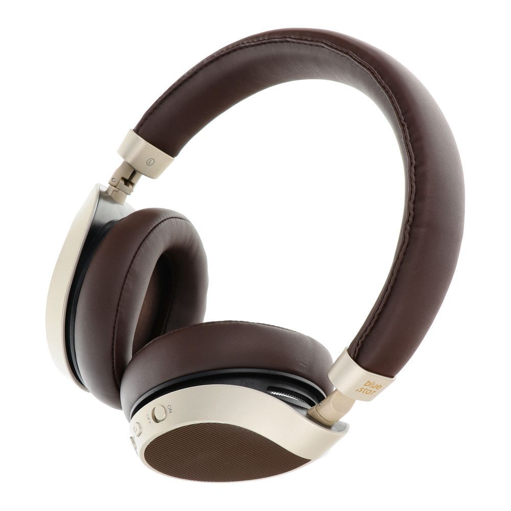 0b79d3fd1133b605893caa2d45c857c9 Wireless on ear headphones Blue Star BH06 brown