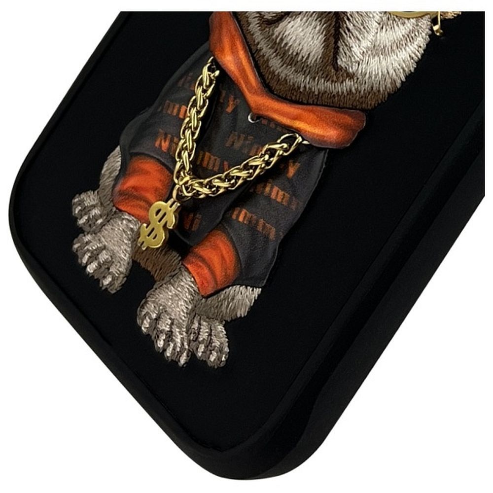 0c0b60ed3b7f38522f36a3474980581a NIMMY case GLASSES COOL DOG for IPHONE 16 Pro black