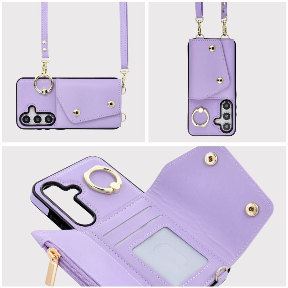 0c45f42310807fa5a153dfdc0403c93d Wallet Case WONDER for SAMSUNG S25 lilac