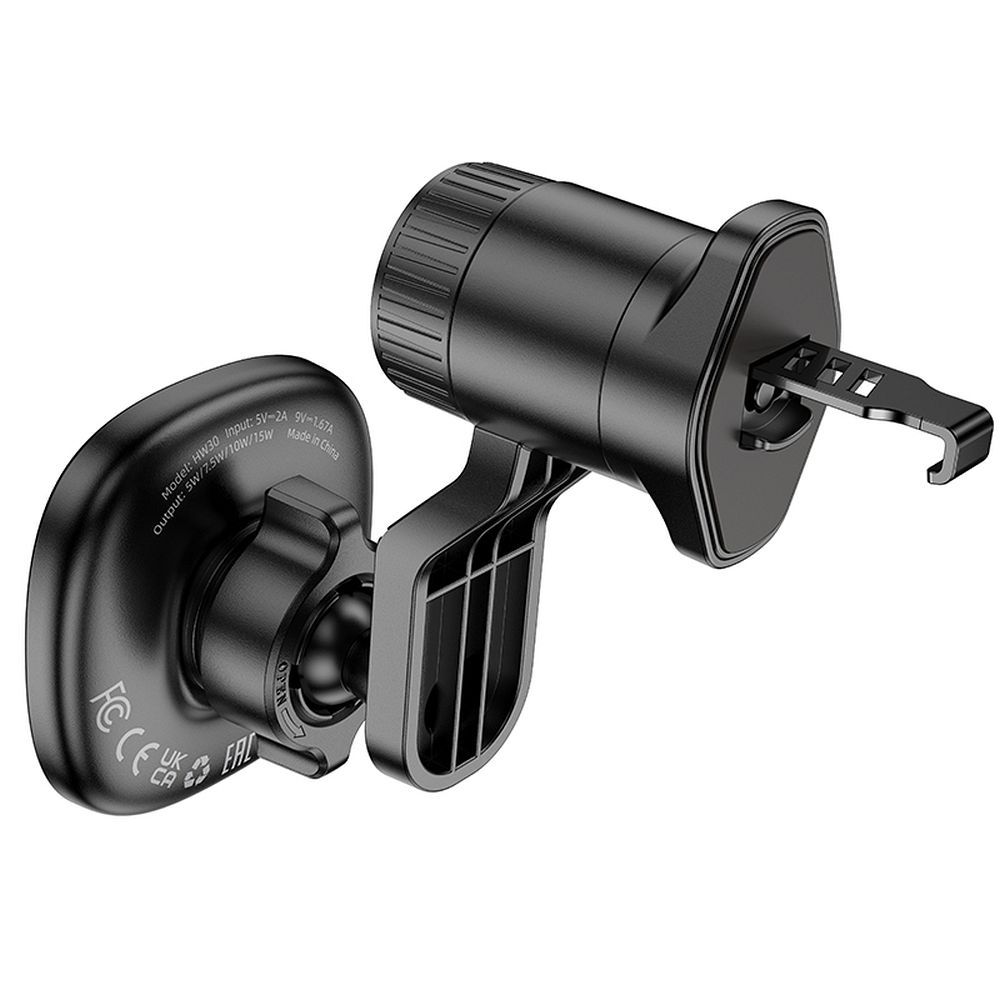 Car phone holder induction Hoco 15W air outlet HW30 black