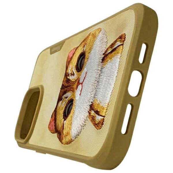 0d3afaf2305cb56b346de44c77979ded NIMMY case BIG EYED PET 2.0 Cat for IPHONE 15 Pro khaki