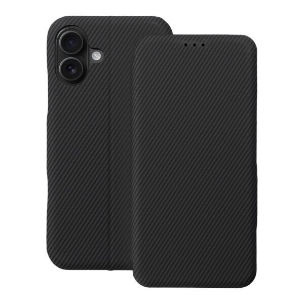 FOLIO Side Magnet book case for IPHONE 16 PLUS black