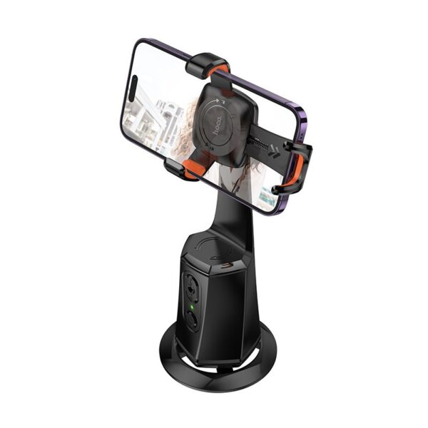 HOCO mobile phone holder 360 degree with auto face tracking K26 black