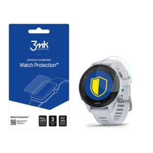 3mk Watch Protection™ v. FlexibleGlass Lite hybrid glass on Garmin Forerunner 255s Musiceng