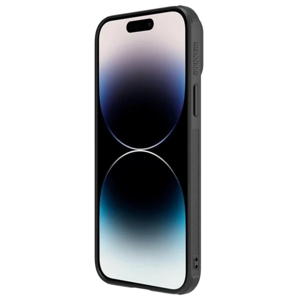 Nillkin CamShield Leather S Case iPhone 14 Pro Max case with camera cover blackeng