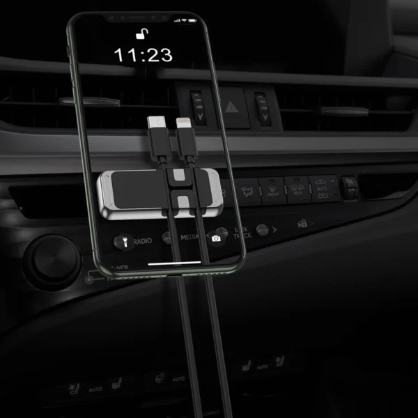 Wozinsky Magnetic Phone Holder with Cable Organizer (WMCDO-B1)eng