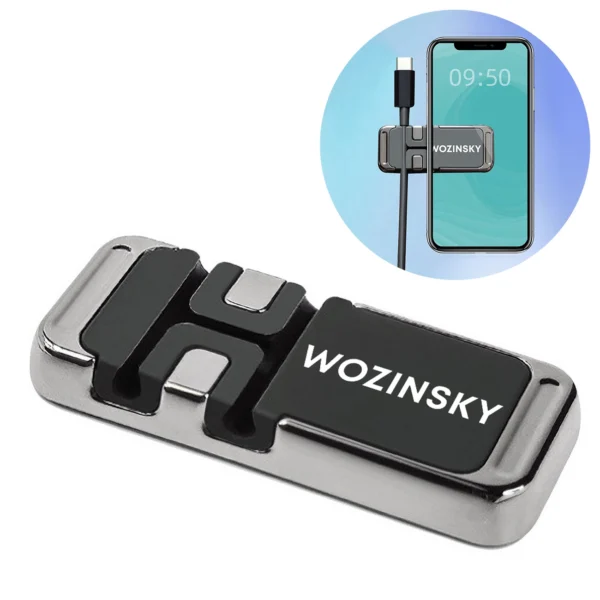 Wozinsky Magnetic Phone Holder with Cable Organizer (WMCDO-B1)eng