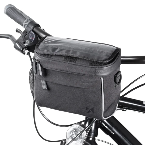 Wozinsky bicycle handlebar bag bike shoulder bag black (WBHBB-01)eng
