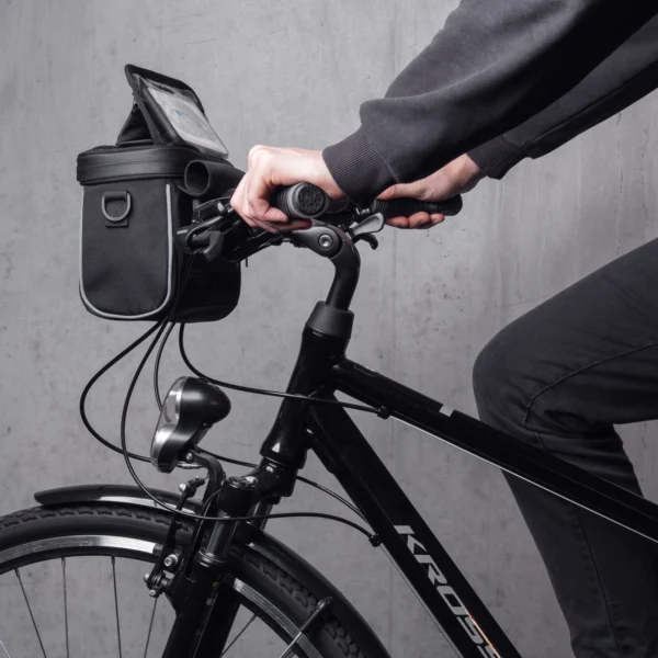 Wozinsky bicycle handlebar bag bike shoulder bag black (WBHBB-01)eng