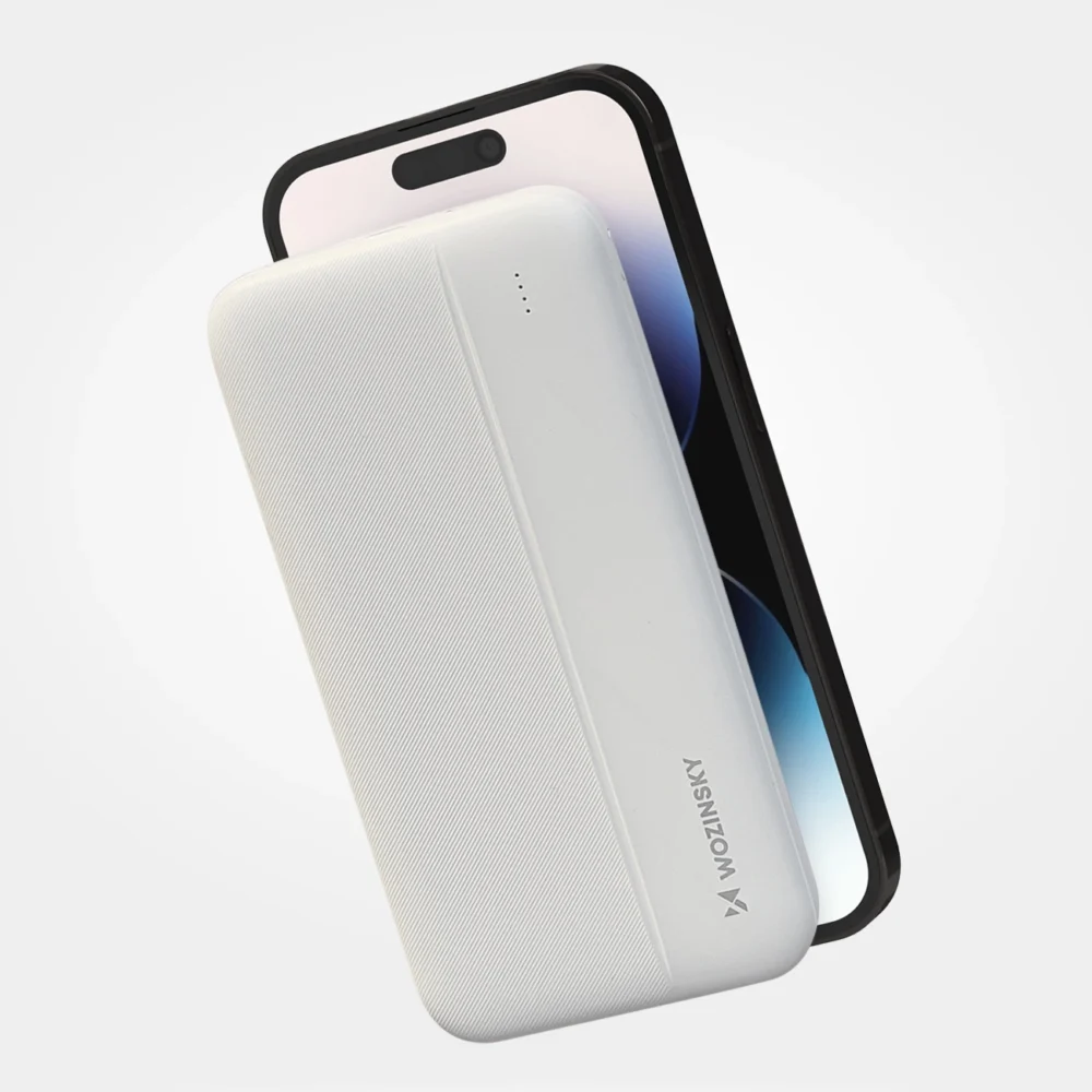 Wozinsky powerbank Li-Po 10000mAh 2 x USB white (WPBWE1)eng