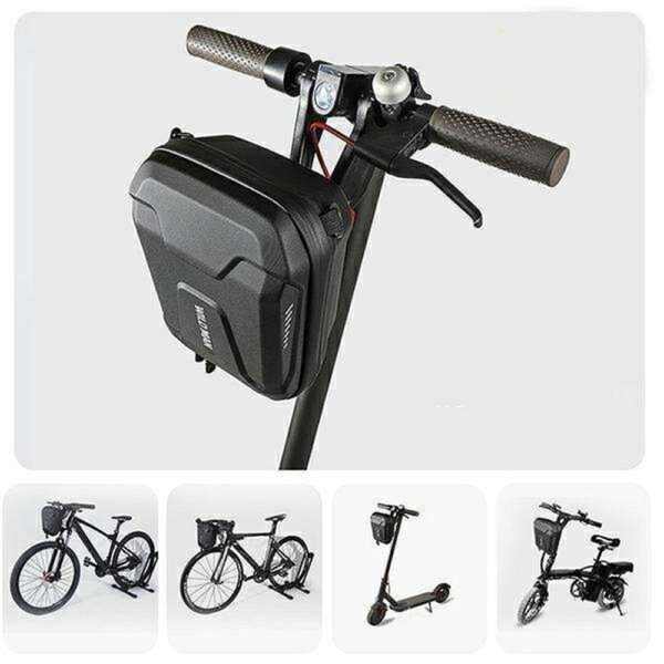 WILDMAN traveling bag for bike handlebars with zipper 3L E8 black