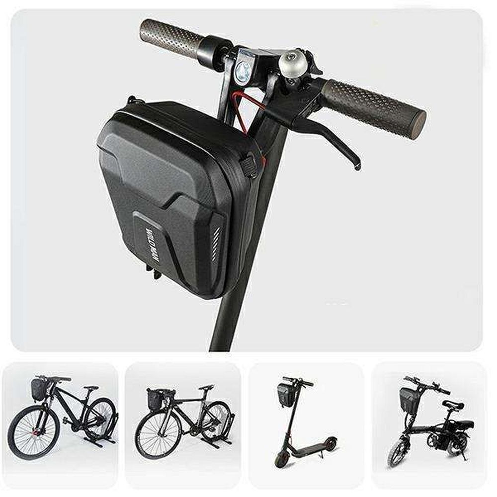 WILDMAN traveling bag for bike handlebars with zipper 3L E8 black