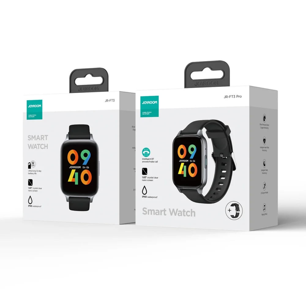 Joyroom Fit-Life JR-FT3 Pro smartwatch with call answering function / Bluetooth 5.1 / IP68 protection - grayeng