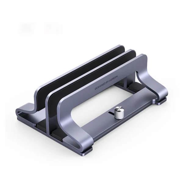Ugreen LP258 Vertical Stand for 2 Devices Aluminum for Laptop Tablet - Silvereng