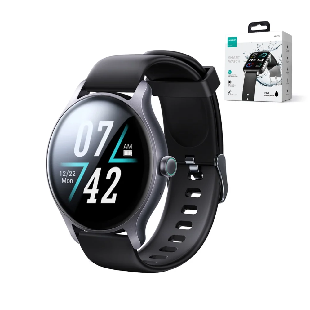 Joyroom Classis Series JR-FC1 smartwatch with call answering function / IP68 protection - grayeng