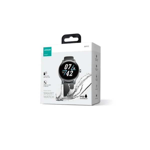 Joyroom Classis Series JR-FC1 smartwatch with call answering function / IP68 protection - grayeng