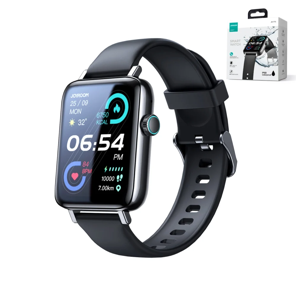 Joyroom Fit-Life JR-FT5 smartwatch with call answering function / IP68 protection - blackeng