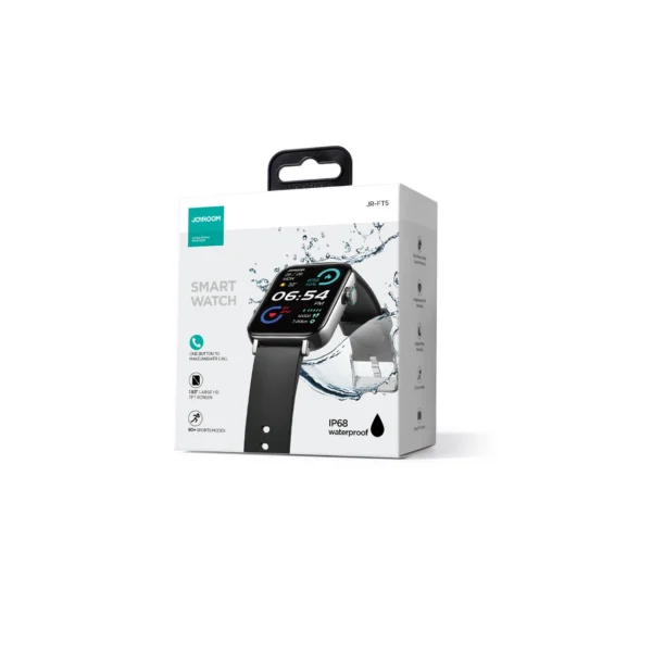 Joyroom Fit-Life JR-FT5 smartwatch with call answering function / IP68 protection - blackeng