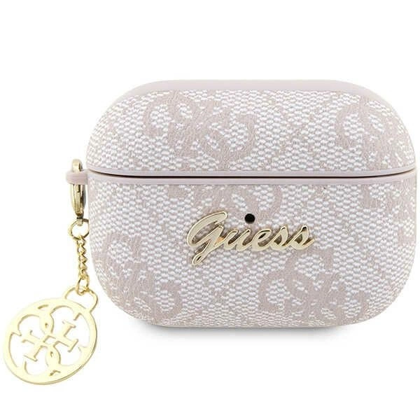 Guess GUAP2G4GSMP AirPods Pro 2 cover pink/pink 4G Charm Collectioneng