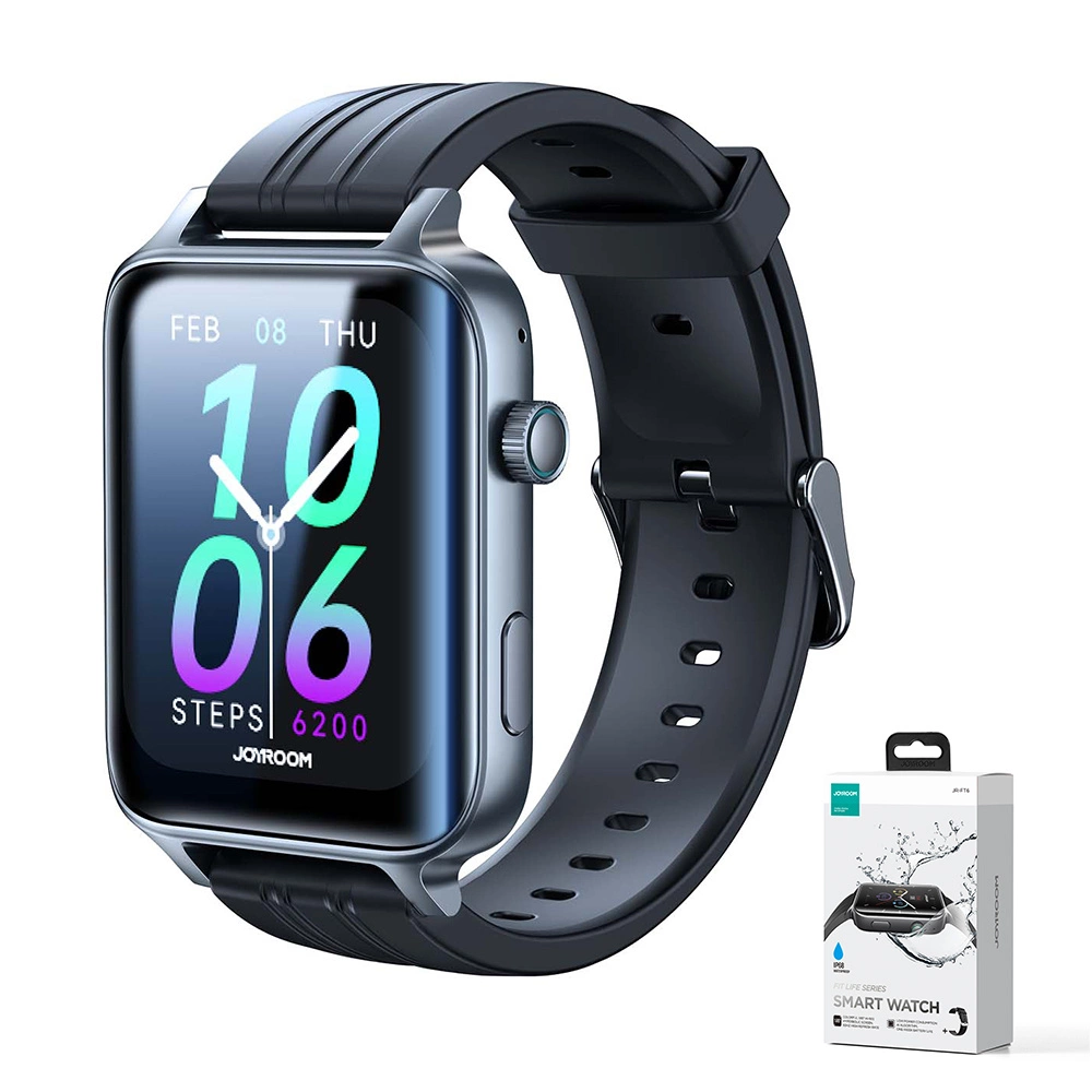 Joyroom Fit-Life JR-FT6 smartwatch with call answering function / IP68 protection - blackeng